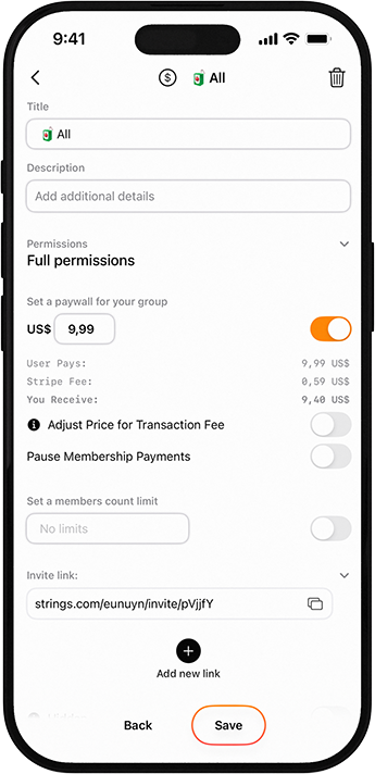 feature create group